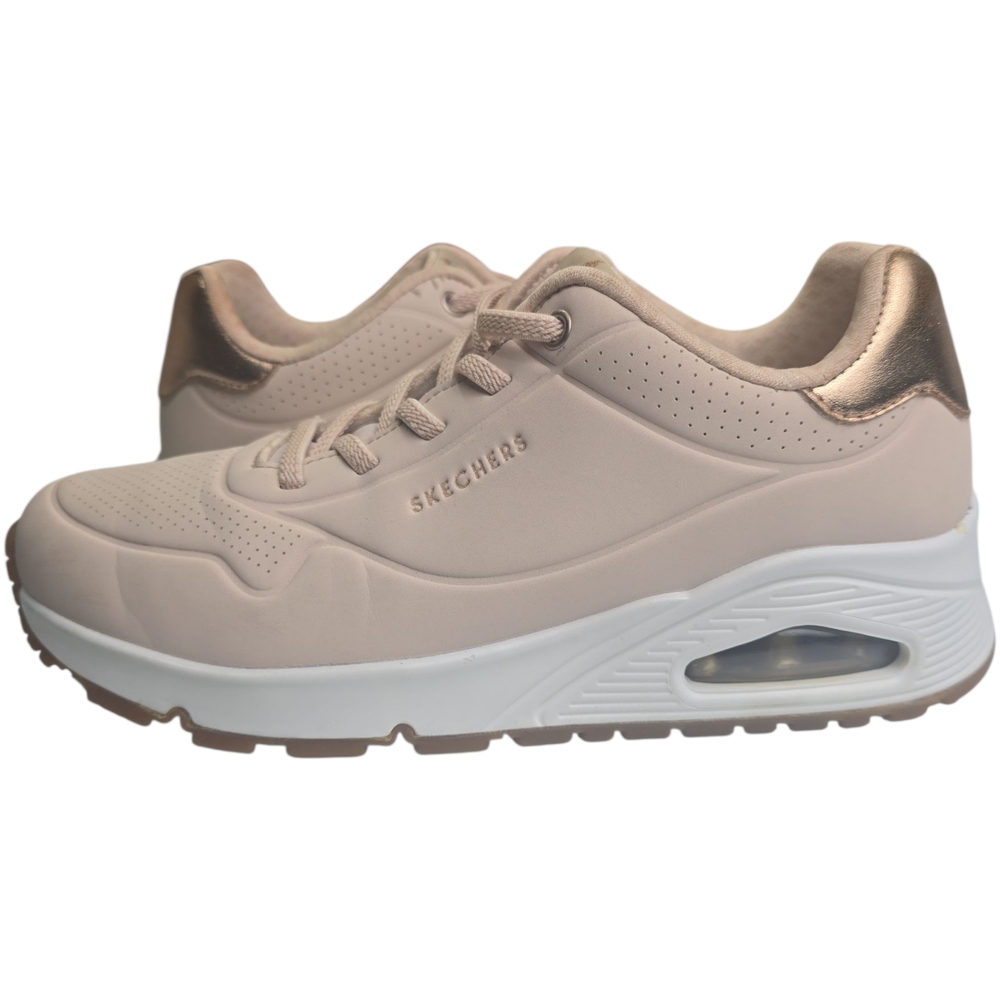 Skechers Women's Sneakers in Cream and Gold